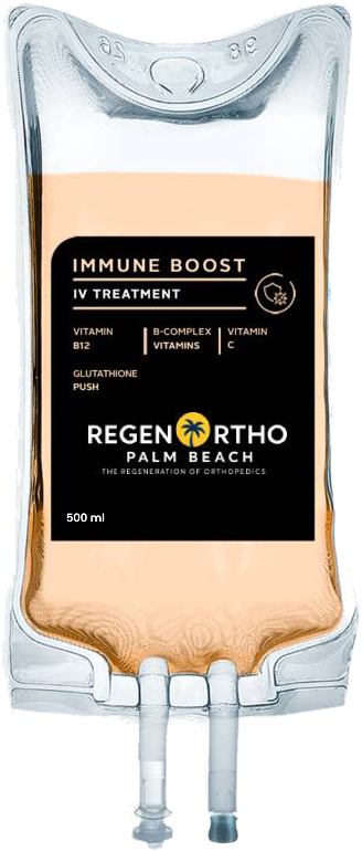 Immune Boost IV drip bag
