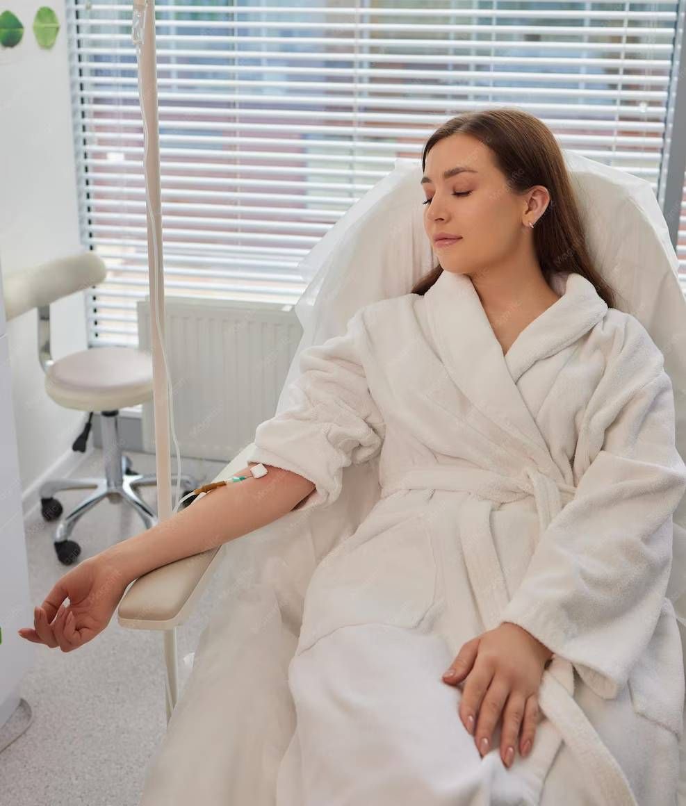 IV recovery and wellness lounge at RegenOrtho Palm Beach